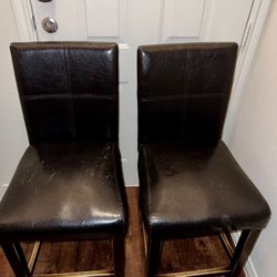 Brown Counter Height Stools