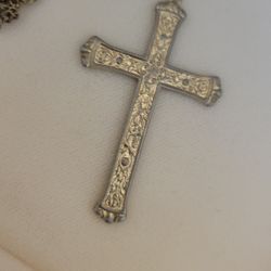 Religious cross necklace