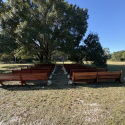 Wedding Arc And Pews