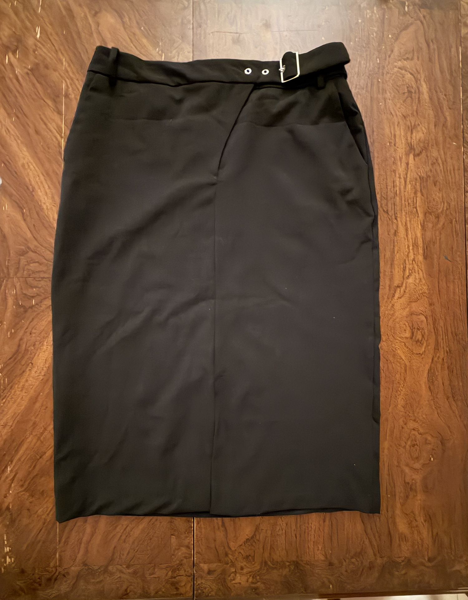 Nordstrom Halogen Lined Black Pencil Skirt  Medium