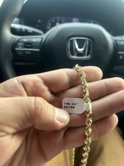 Brand New Rope Chain 61 Grams With Recipet 