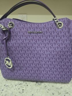 Purple Michael Kors Tote bag