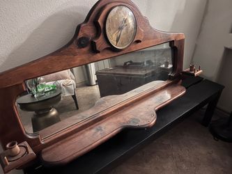 Vintage Clock Mirror