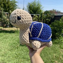 Crochet Blueberry Pie Turtle 