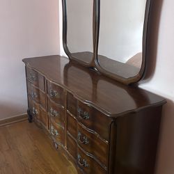 Bedroom Dresser Night Stand Mirror (3 pc) Set