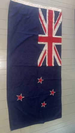 Vintage New Zealand Flag c.1960s–70s – Original National Flag