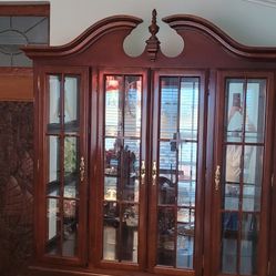 China Cabinet With Vintage Buffet 