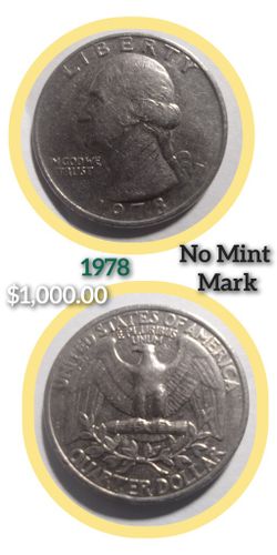 Coin 1978 Quarter Dollar 