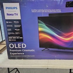 65 Tv $55 Down On Financing Free Delivery Six Month Warranty 65 Phillips Oled Smart 4K Hgtv 120 Hz