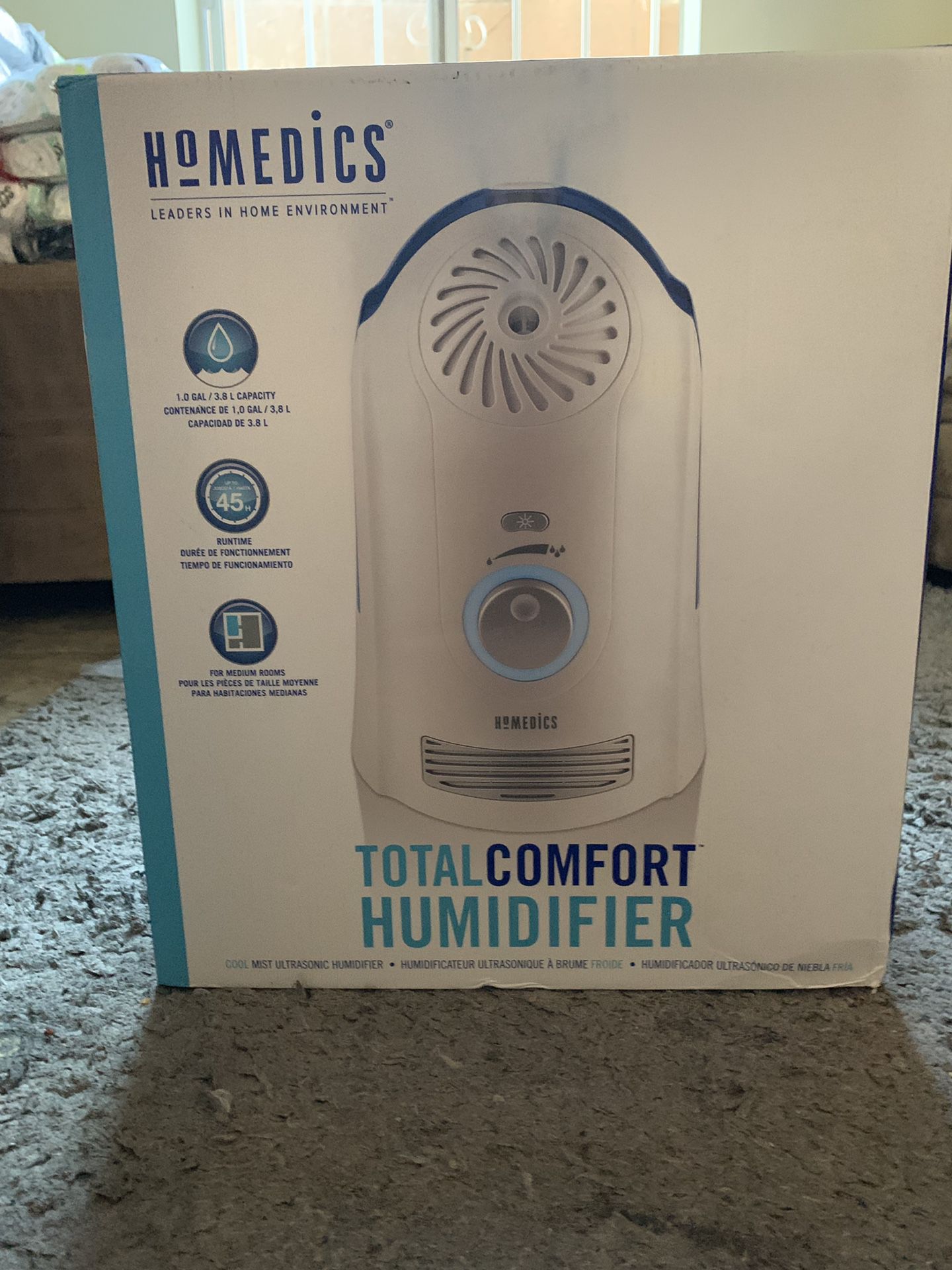 Homedics Total comfort humidifier