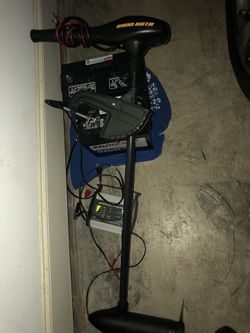 Trolling motor and batteries