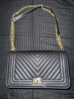 Black N Gold Purse