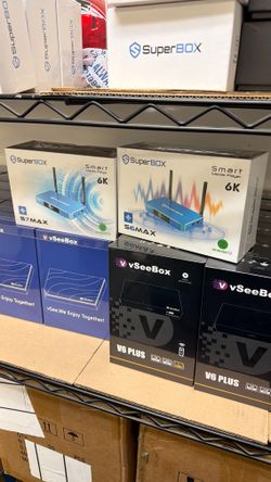 VSee Box V6 Max V See Box V6 Plus Superbox S7 Max Super Box S6 Max - Streaming Box Lineup