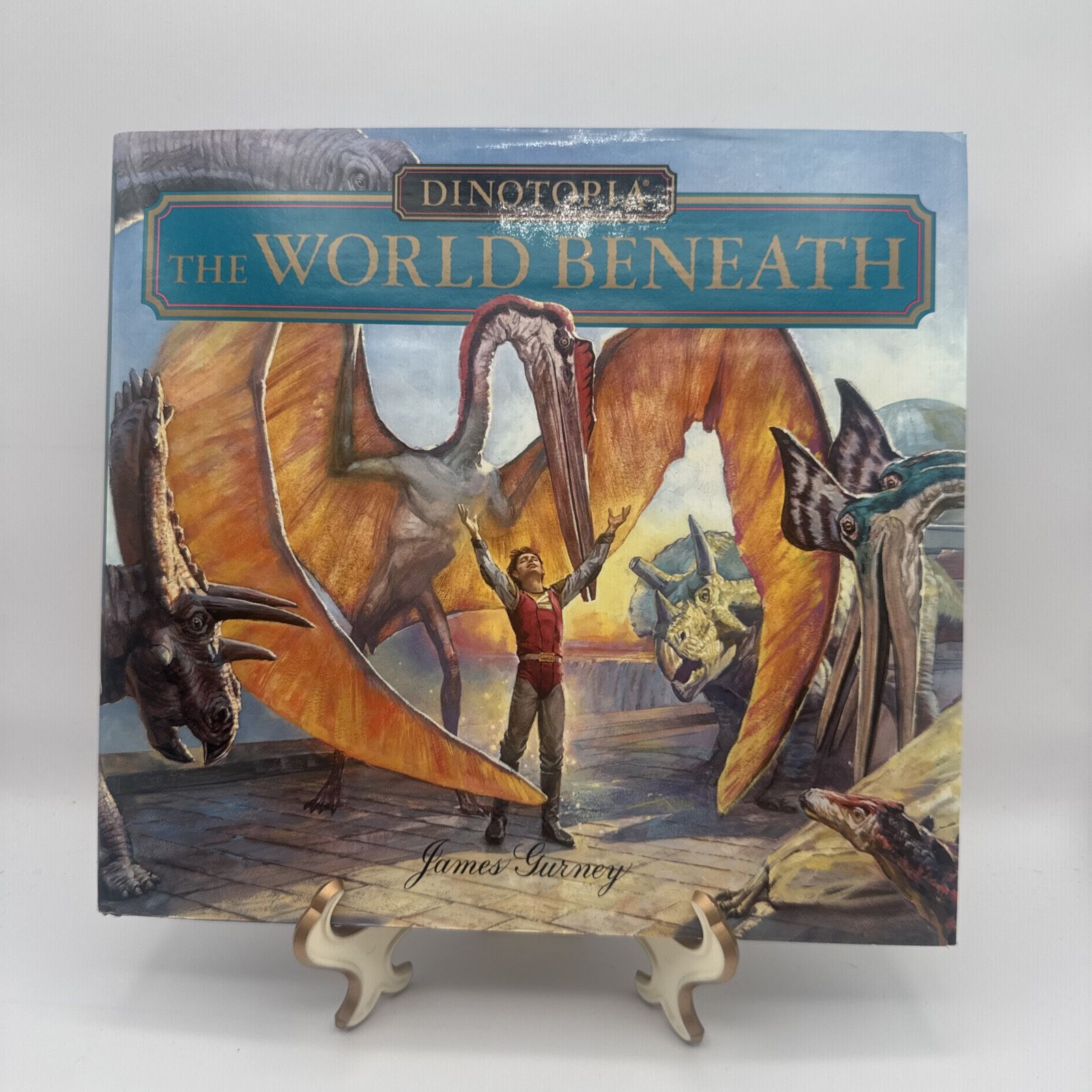 Dinotopia: The WORLD BENEATH By James Gurney 1995 Hardcover 1st Ed/print -Sequal