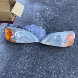 2002 Honda Civic LX Headlights