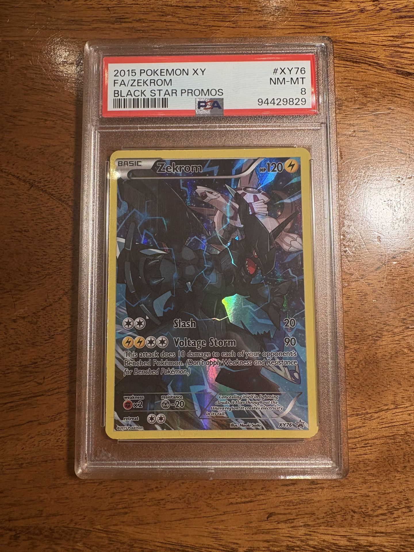 Zekrom Black Star Promo PSA 8