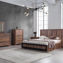 Angel Bedroom Set Queen With Storage 