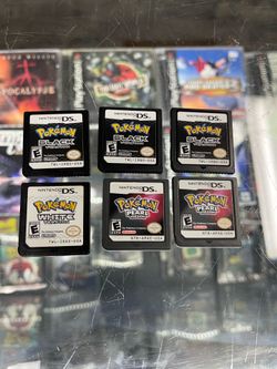 Pokemon Pearl DS $80 Pokemon White or Blk $115 Each Gamehogs 11am-7pm