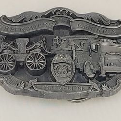 Fire Fighters of America Fireman Belt Buckle Numbered Limited Edition 1165/5000