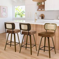 Bekrvio 26" Swivel Counter Height