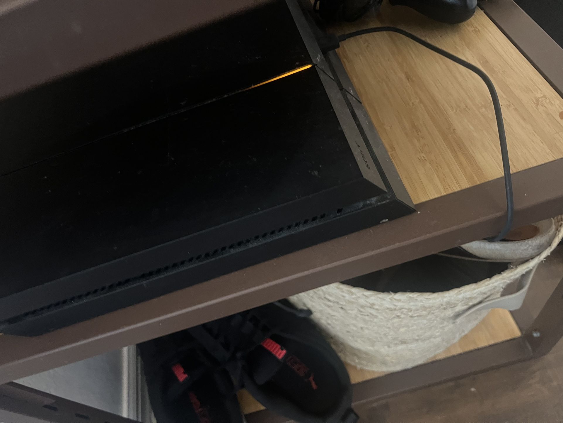 PS4 with controller