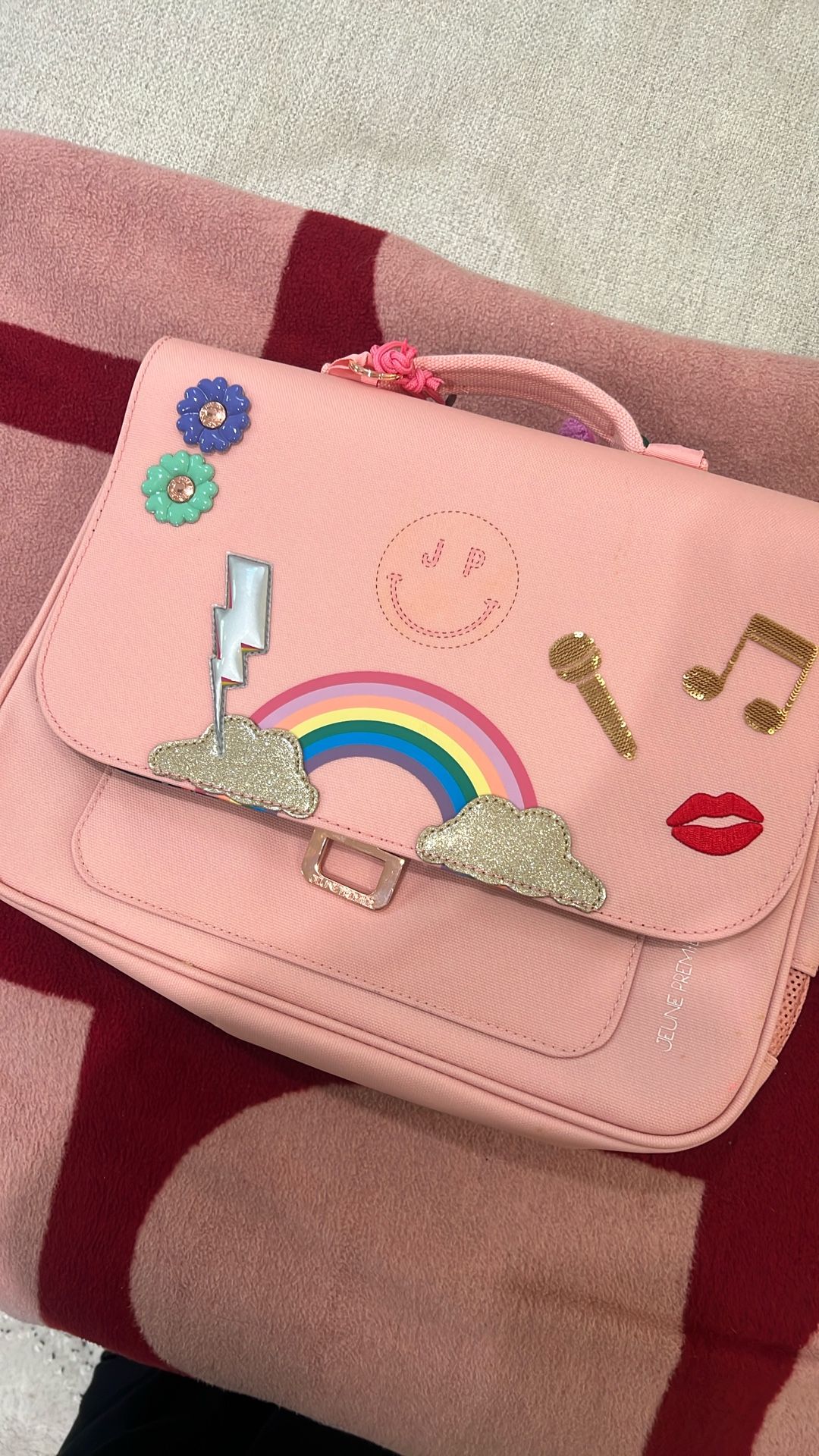 Kindergarten or 1st Grader Backpack, Very Unique, Soft Pink For 7-8 Years Old Girls