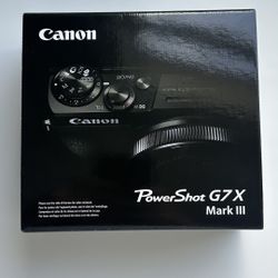 Canon PowerShot G7 X Mark III
