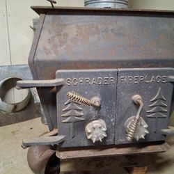 LARGE WOOD STOVE