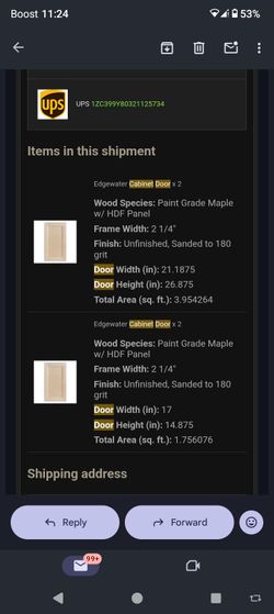 New Cabinet doors