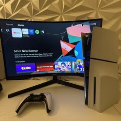 Ps5 SAMSUNG 27" Odyssey G55C QHD 165Hz 1ms(MPRT) Curved Gaming Monitor - LS27CG556ENXZA