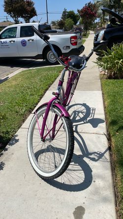 Purple beach cruiser women’s