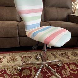 $50 - Kids Rainbow Height Adjustable Chair With Sturdy Nickel Chrome Base -Reg$270