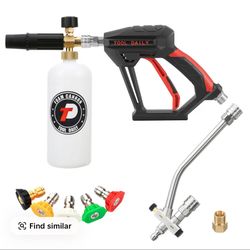 Handheld Foam Cannon, Pressure Washer Attachment NEEDS PRESSURE WASHER!! 
