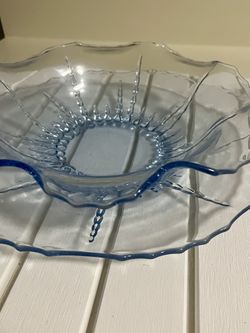 Icy Blue Vintage Glassware