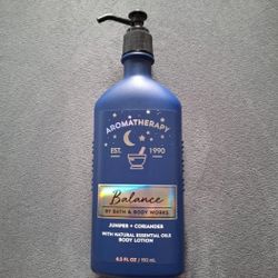 Bath & Body Works Balance Aromatherapy Juniper & Coriander Body Lotion