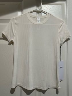 Alo Yoga Ribbed Short Sleeve T-Shirt