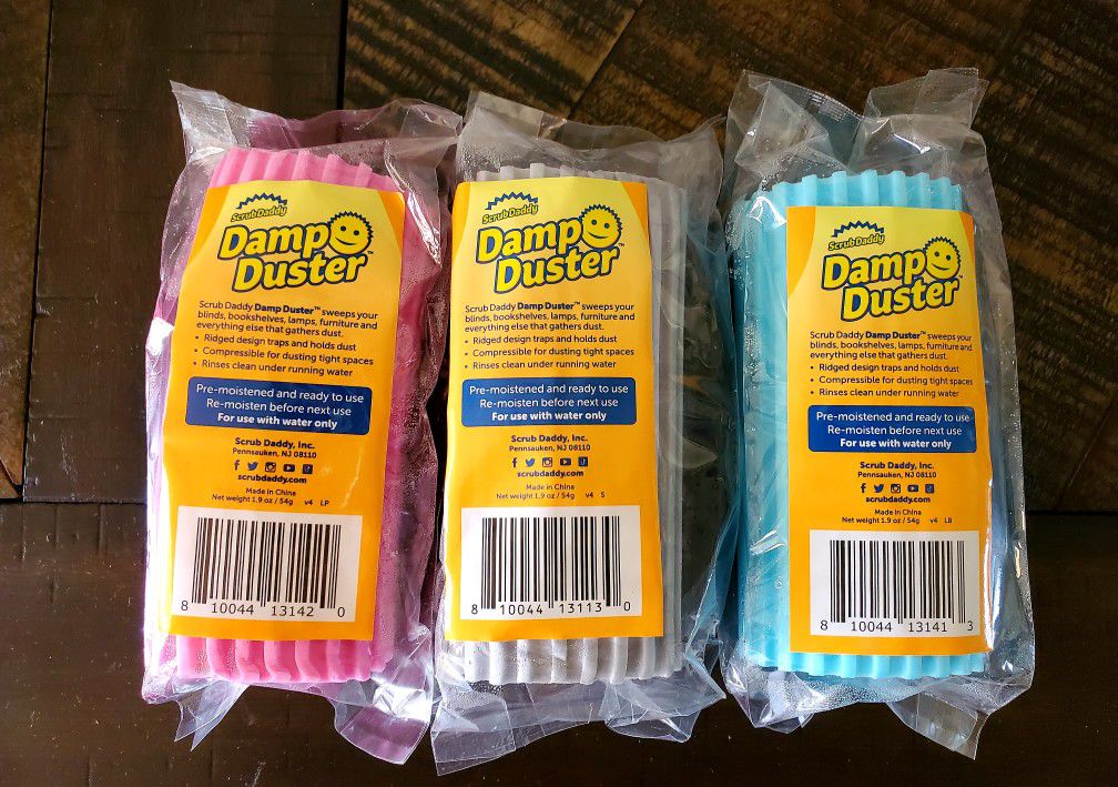 A duster that is damp… Who would've thought?? 🤔 #scrubdaddy