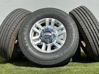 OEM 18" Ford F-250 Wheels 8x170 Ford F250 F-350 Rims F350 XLT Firestone LT275/70R18 Tires A/S FX4