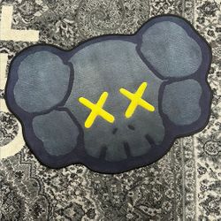 KAWS midnight head rug