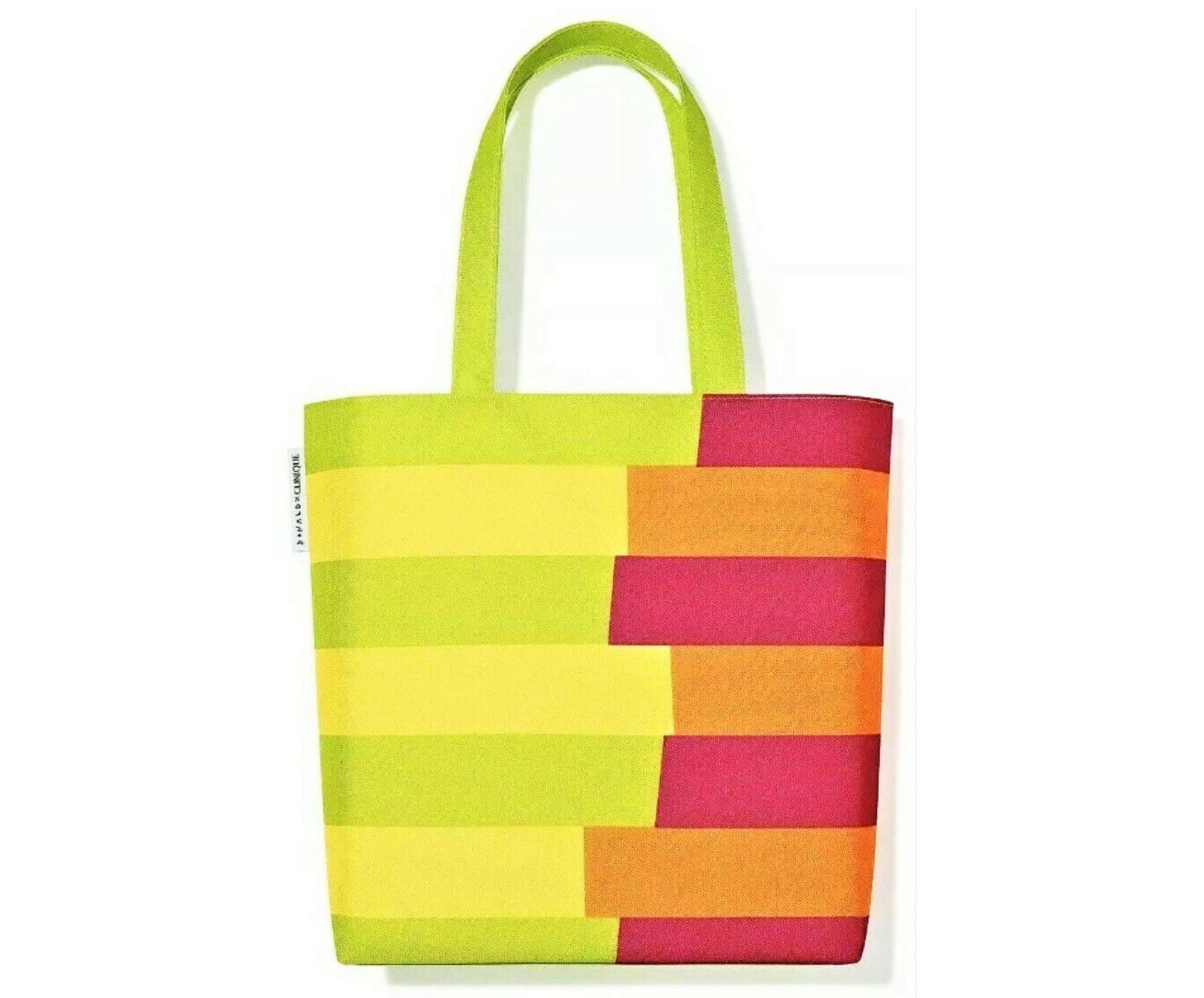 NWT Clinique X Donald Neon Canvas Tote Bag