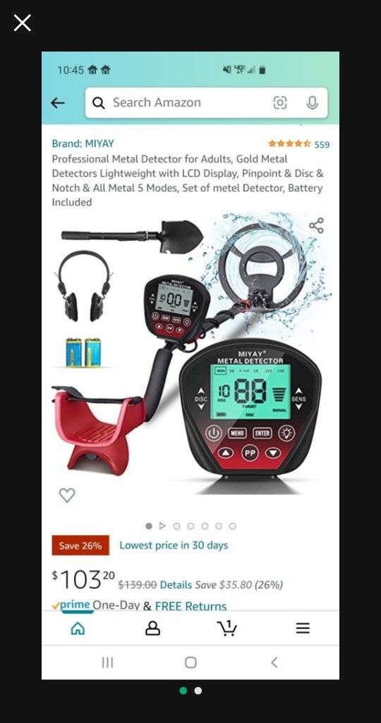 MIYAY professional metal detector