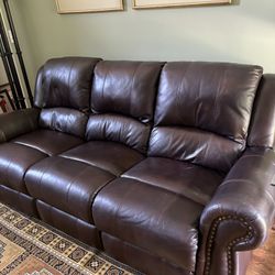 Leather couch