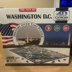 4D CITYSCALE TIME PUZZLE WASHINGTON D. C. 1100 + PIECES BRAND NEW SEALED DC
