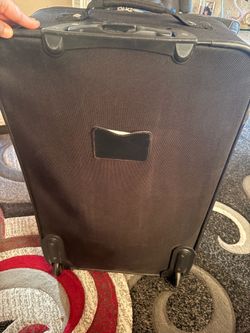 Black Rolling Carry-On Luggage Suitcase