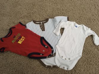 3 unisex baby body onesie.