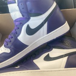 Air Jordan 1 Purple Black 
