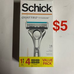 Schick QuattroTitanium Shave 🪒 