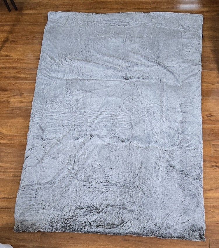 NEW 80" x 54" x 2.5" Full Size Soft Faux Fur Foldable Japanese Floor Tatami Futon Mattress