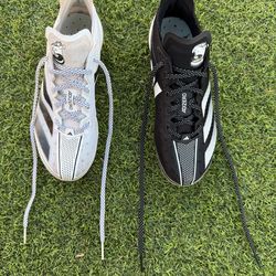 Adidas Adizero Electric Boys Size 6.5 Snack Attack Milk N Oreos Football Cleats