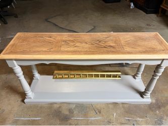 Wooden console table